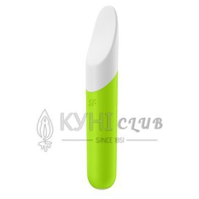 Мінівібратор із гнучким язичком Satisfyer Ultra Power Bullet 7 Green 103341 фото