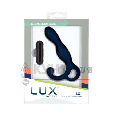 Массажер простаты Lux Active – LX1 – Anal Trainer 5.75" – Dark Blue 105198 фото