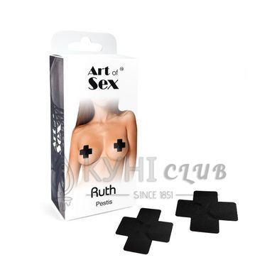 Сексуальні наклейки на груди Art of Sex – Ruth. Чорний 104760 фото