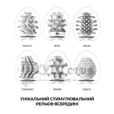 Набір мастурбаторів-яєць Tenga Egg New Standard Pack (6 яєць) 103391 фото