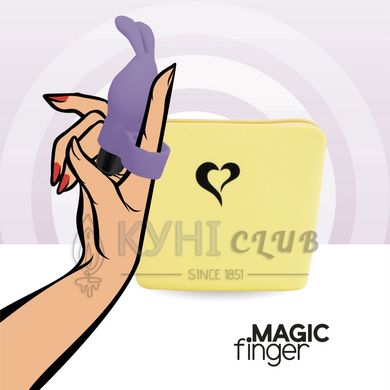 Вибратор на палец FeelzToys Magic Finger Vibrator Purple 102320 фото