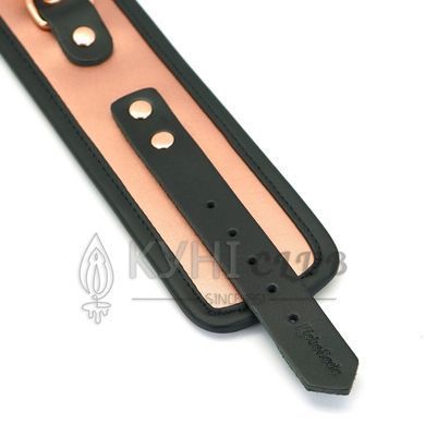 Поножі Liebe Seele Rose Gold Memory Ankle Cuffs, натуральна шкіра, рожеве золото 107500 фото