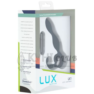 Массажер простаты Lux Active – LX1 – Anal Trainer 5.75" – Dark Blue 105198 фото