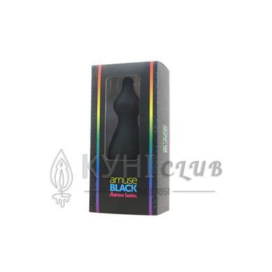 Анальная пробка Adrien Lastic Amuse Big Black (L) с двумя переходами, макс. диаметр 4,4см 101367 фото