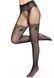 Колготки Leg Avenue Fishnet tights with back seam One size Black, задний шов, кружево, сетка 106569 фото 3