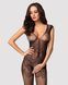 Бодістокінг Obsessive Bodystocking F234 S/M/L, абстрактний малюнок, глибоке декольте 105214 фото 1
