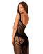 Полупрозрачное платье миди Obsessive D609 dress S/M/L, black 105680 фото 2
