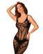 Полупрозрачное платье миди Obsessive D609 dress S/M/L, black 105680 фото 1