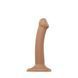 Насадка для страпона Strap-On-Me Dual Density Dildo Caramel S, діаметр 2,7 см, двошарова, гнучка 107890 фото 2