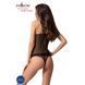 Комплект белья MELISSA SET black L/XL - Passion: лиф-сорочка со шнуровкой и трусики 101619 фото 4