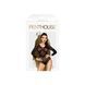 Боді Penthouse High On Love XL Black, глибокий виріз на спині, імітація стреп 104402 фото 3