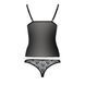 Комплект белья MELISSA SET black L/XL - Passion: лиф-сорочка со шнуровкой и трусики 101619 фото 7