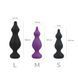 Анальная пробка Adrien Lastic Amuse Big Black (L) с двумя переходами, макс. диаметр 4,4см 101367 фото 4