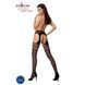 Эротические колготки-бодистокинг Passion S013 black, имитация высоких ажурных чулок и пояса 100791 фото 4