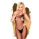 Бодистокинг на одно плечо Penthouse - Fancy Dope Black XL 103184 фото 1