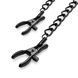 Зажимы для сосков Bedroom Fantasies: Nipple Clamps with Chain, черные 106829 фото 3