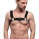Чоловіча портупея на груди Feral Feelings - Bulldog Harness Black 107325 фото 1