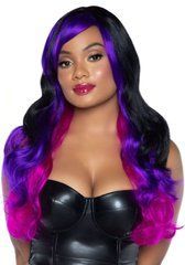 Leg Avenue Allure Multi Color Wig Black/Purple 106013 фото