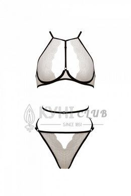 Комплект белья Passion CHIKA SET, S/M, cream, топ, трусики 107706 фото