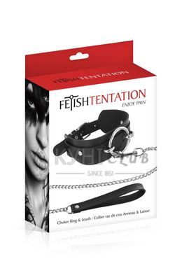 Нашийник з повідцем Fetish Tentation Ring and Leash 103803 фото