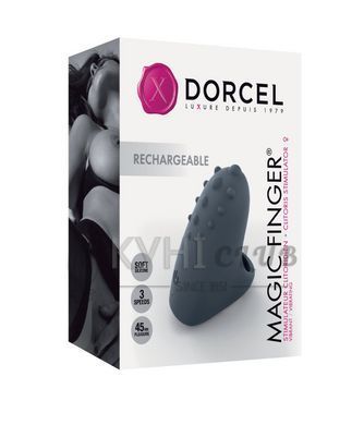 Вибратор на палец Dorcel MAGIC FINGER Black перезаряжаемый, 3 режима работы 108925 фото