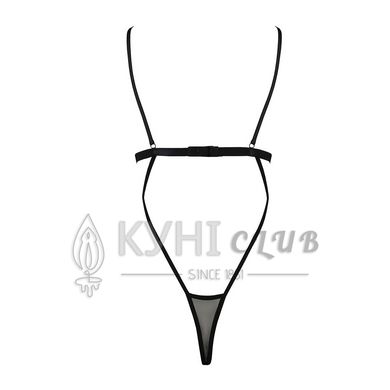 Боді монокіні з відкритими грудьми Passion DIABOLINA BODY L/XL, black 109102 фото