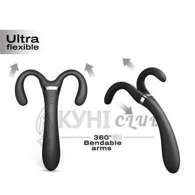 Вібратор-стимулятор Dorcel INFINITE JOY BLACK, багатофункціональний, унісекс 105327 фото