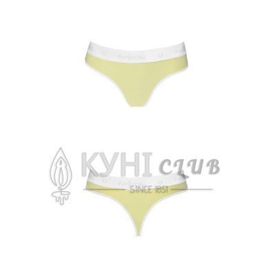 Спортивные трусики-стринги Passion PS007 PANTIES yellow, size L 102254 фото