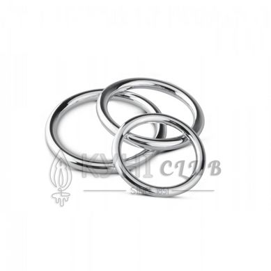 Набір ерекційних кілець Sinner Gear Unbendable - Cock/Ball Ring & Glans Ring Set 102466 фото