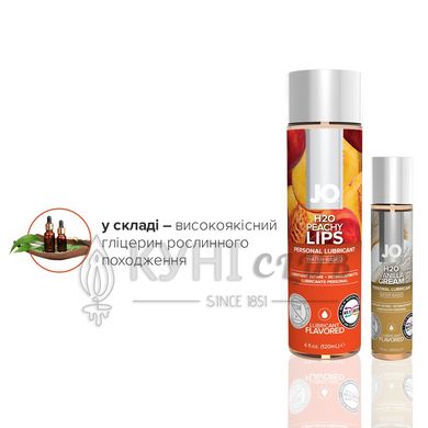 Комплект лубрикантов System JO GWP - Peaches & Cream - Peachy Lips 120 мл & H2O Vanilla 30 мл 104744 фото