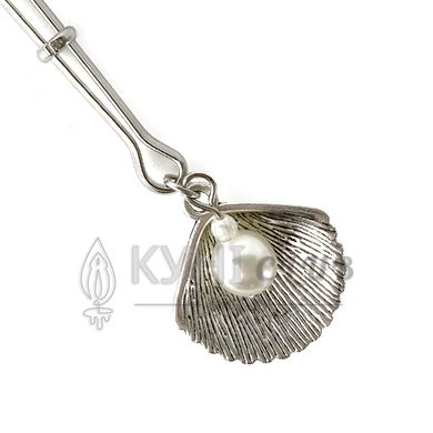 Затискач для клітора Art of Sex - Clit Clamp Silver Pearl 103744 фото