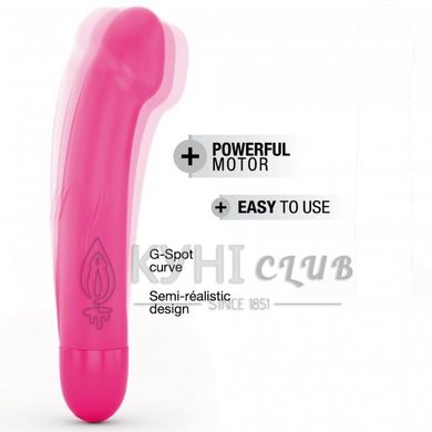 Вібратор Dorcel Real Vibration M Magenta 2.0, діаметр 3,7см, перезаряджається, для точки G 108584 фото