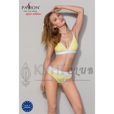 Спортивные трусики-стринги Passion PS007 PANTIES yellow, size L 102254 фото