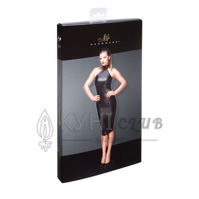 Сукня-олівець з мокрим ефектом Noir Handmade F160 Powerwetlook pencil dress, XXL 108035 фото