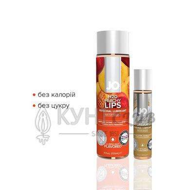 Комплект лубрикантов System JO GWP - Peaches & Cream - Peachy Lips 120 мл & H2O Vanilla 30 мл 104744 фото