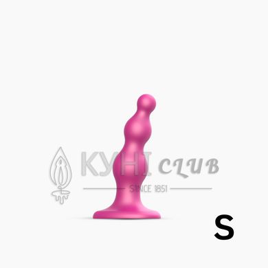 Насадка для страпона Strap-On-Me Dildo Plug Beads Framboise Metallic S 107004 фото