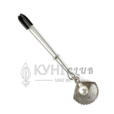 Затискач для клітора Art of Sex - Clit Clamp Silver Pearl 103744 фото