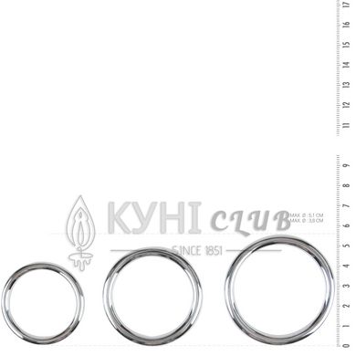 Набір ерекційних кілець Sinner Gear Unbendable - Cock/Ball Ring & Glans Ring Set 102466 фото