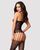 Бодистокинг Obsessive Bodystocking F235 S/M/L, тонкие подвязки, нежный декор, сеточка 105215 фото