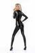 Комбинезон с мокрым эффектом Noir Handmade F293 Powerwetlook catsuit with front zipper, S 108187 фото 3