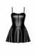 Платье Noir Handmade F308 Dreamer, XXL, мини, под латекс, открытые плечи, юбка клеш, молния спереди 108287 фото 5
