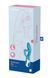 Вібратор-кролик із потрійним відростком Satisfyer Embrace me Turquoise, 2 мотори, діаметр 3,6 см 104266 фото 7