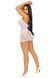 Сукня-сітка зі стразами Leg Avenue Rhinestone halter mini dress White, відкрита спина, one size 105971 фото 7