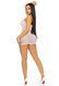 Сукня-сітка зі стразами Leg Avenue Rhinestone halter mini dress White, відкрита спина, one size 105971 фото 8