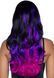 Leg Avenue Allure Multi Color Wig Black/Purple 106013 фото 2