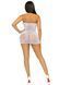 Сукня-сітка зі стразами Leg Avenue Rhinestone halter mini dress White, відкрита спина, one size 105971 фото 6