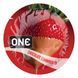 Ароматизований презерватив ONE FlavorWaves Chocolate Strawberry, 1 шт, запах полуниці та шоколаду 109816 фото 1