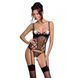 Корсет с подвязками + стринги LOVELIA CORSET black S/M - Passion 102625 фото 1