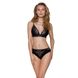 Трусики з широкою гумкою і мереживом Passion PS001 PANTIES L, black 102154 фото 3