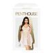 Бебі-дол з ажурним бралетом та асиметричним подолом Penthouse - Naughty Doll White S/M 103235 фото 3